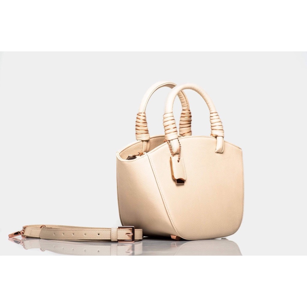 Oliver Bilou Cream Rose Gold Bag